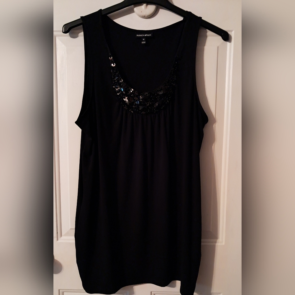 Elegant Black Sleeveless Top